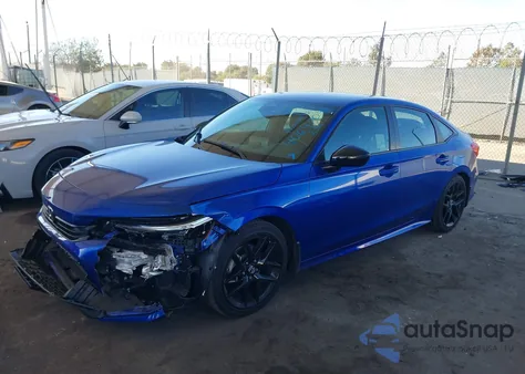 2024 Honda Civic Sport из США, поврежденный, VIN 2HGFE2F55RH550928